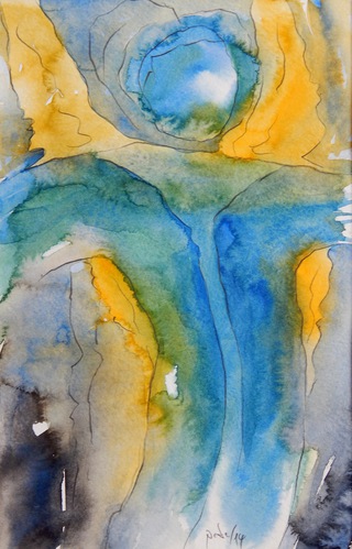 Engel – Aquarell 2015