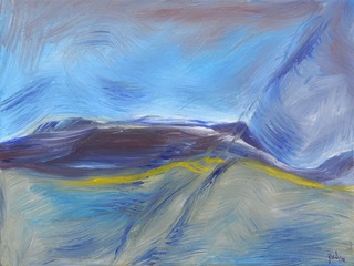 Landschaft – Acryl auf Leinwand 2014