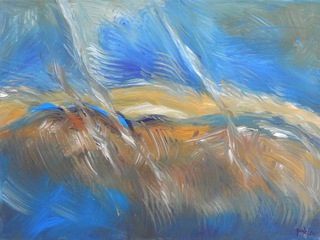 Landschaft – Acryl auf Leinwand 2014