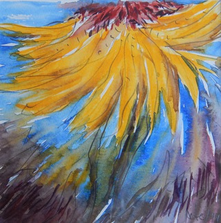 Blüte – Aquarell 2014